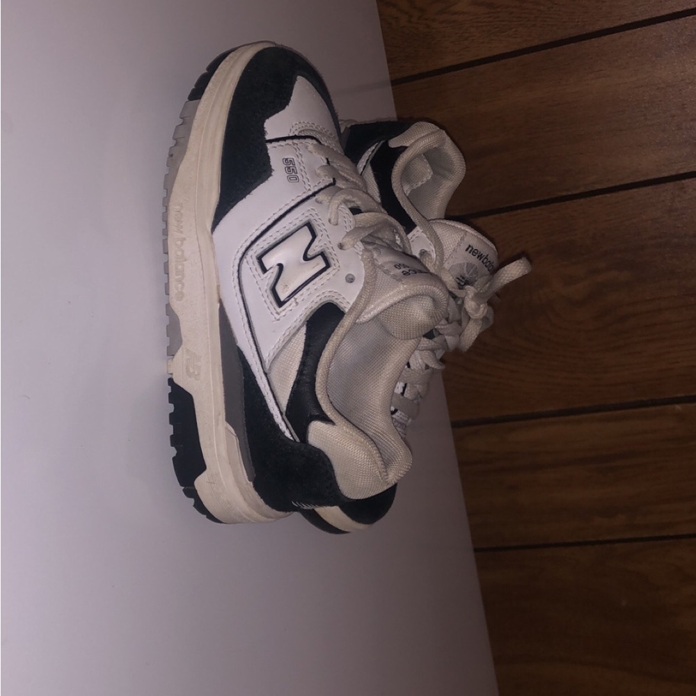 TWO New Balance Classic Black and White Sneakers